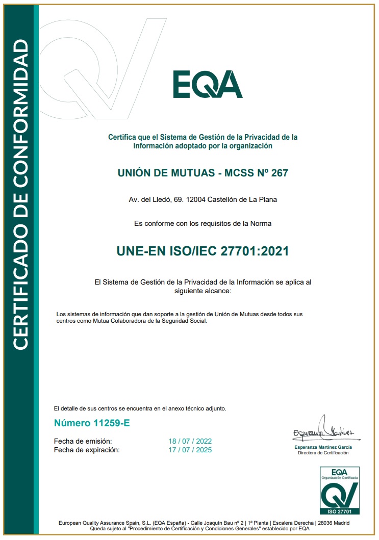 union de mutuas 27701
